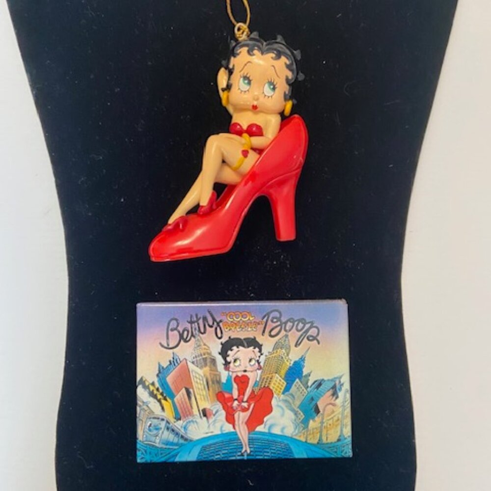 Betty Boop ornament and magnet
